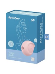 SATISFYER - SUGAR RUSH AIR PULSE STIMULATOR & VIBRATOR PINK