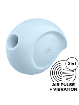 SATISFYER - SUGAR RUSH AIR PULSE STIMULATOR & VIBRATOR BLAU