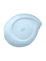 SATISFYER - ESTIMULADOR DE PULSO DE AR SUGAR RUSH E VIBRADOR AZUL