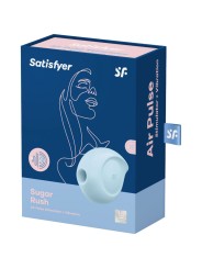 SATISFYER - SUGAR RUSH AIR PULSE STIMULATOR & VIBRATOR BLUE