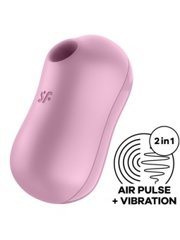 SATISFYER - ESTIMULADOR E VIBRADOR DE PULSO DE AR COTTON CANDY LILÁS