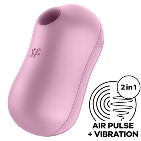 SATISFYER - STIMULATEUR ET VIBRATEUR D'IMPULSIONS D'AIR DE BARBE À COT