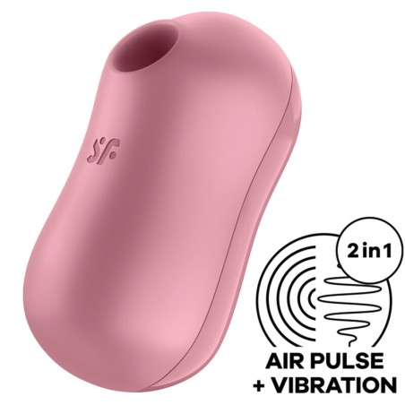 SATISFYER - SUIKERSPIN STIMULATOR EN VIBRATOR ROZE