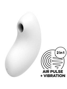 SATISFYER - VULVA LOVER 2 LUFTPULSSTIMULATOR & VIBRATOR WEISS