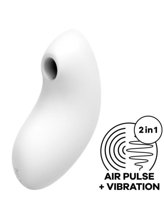 SATISFYER - VULVA LOVER 2 LUFTPULSSTIMULATOR & VIBRATOR WEISS