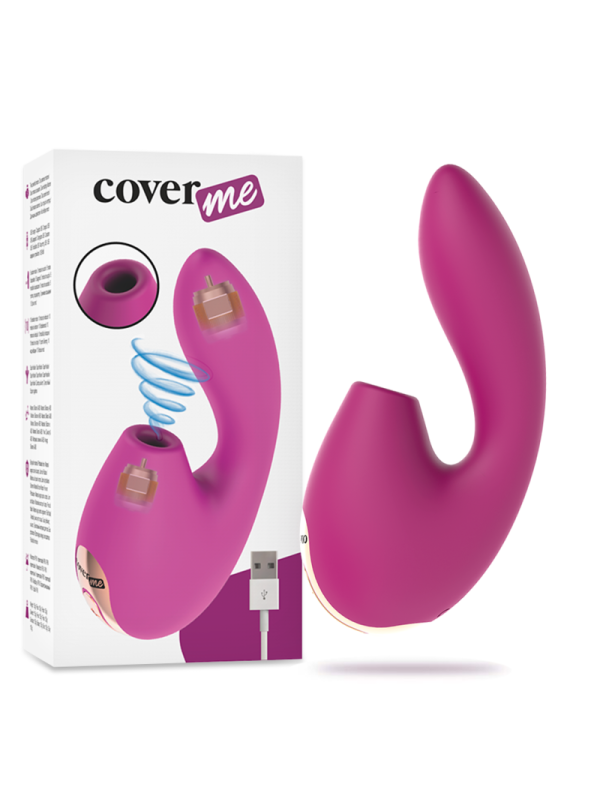 COVERME - ASPIRATEUR CLITORISÉ ET VIBRATEUR PUISSANT POUR LE POINT G