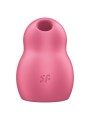 SATISFYER - PRO TO GO 1 ESTIMULADOR Y VIBRADOR DOBLE ROJO