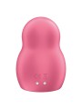 SATISFYER - PRO TO GO 1 ESTIMULADOR Y VIBRADOR DOBLE ROJO