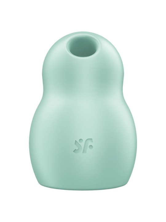 SATISFYER - STIMULATEUR ET VIBRATEUR DOUBLE AIR PULSE PRO TO GO 1 VERT