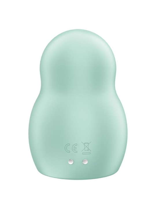 SATISFYER - PRO TO GO 1 DUBBELE STIMULATOR EN VIBRATOR GROEN