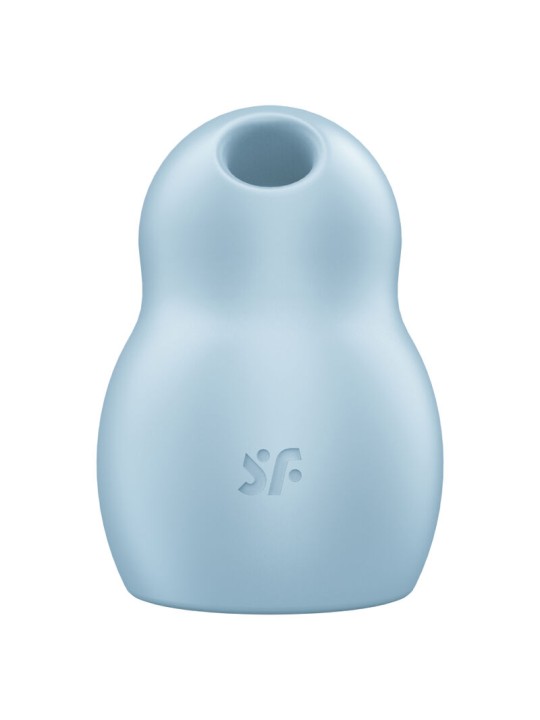 SATISFYER - STIMULATEUR ET VIBRATEUR DOUBLE AIR PULSE PRO TO GO 1 BLEU