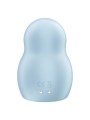 SATISFYER - STIMULATEUR ET VIBRATEUR DOUBLE AIR PULSE PRO TO GO 1 BLEU