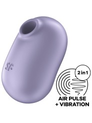 SATISFYER - PRO TO GO 2 ESTIMULADOR E VIBRADOR DE PULSO DE AR DUPLO VI