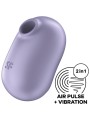 SATISFYER - PRO TO GO 2 ESTIMULADOR Y VIBRADOR DOBLE VIOLETA