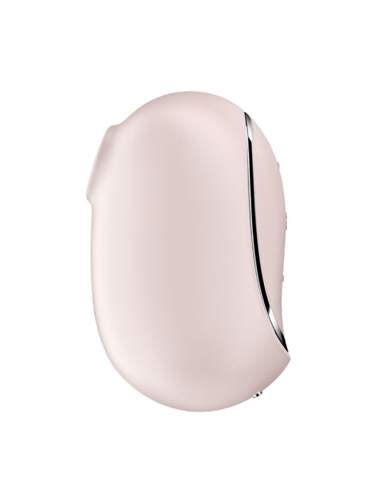 SATISFYER - STIMULATEUR ET VIBRATEUR DOUBLE AIR PULSE PRO TO GO 2 BEIG