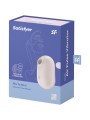 SATISFYER - PRO TO GO 2 DOPPELTER LUFTPULSSTIMULATOR & VIBRATOR BEIGE
