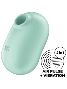 SATISFYER - PRO TO GO 2 ESTIMULADOR E VIBRADOR DE PULSO DE AR DUPLO VE