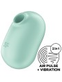 SATISFYER - PRO TO GO 2 DUBBELE STIMULATOR EN VIBRATOR GROEN