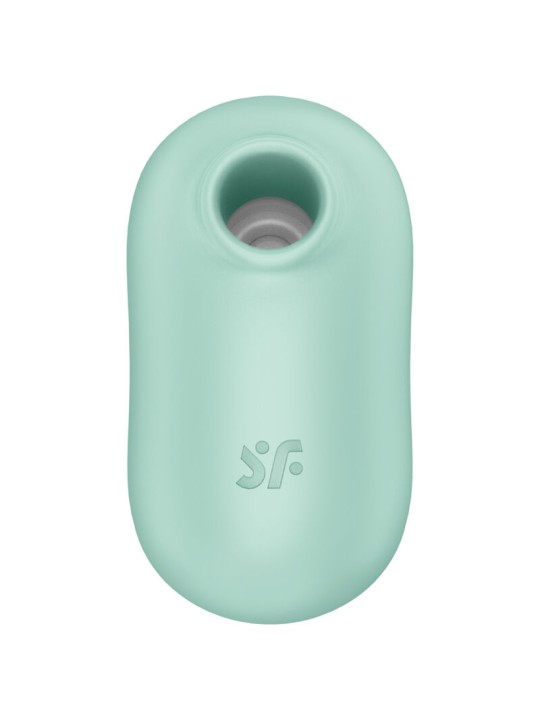 SATISFYER - PRO TO GO 2 DOUBLE AIR PULSE STIMULATOR & VIBRATOR GREEN