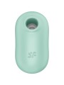 SATISFYER - STIMULATEUR ET VIBRATEUR DOUBLE AIR PULSE PRO TO GO 2 VERT