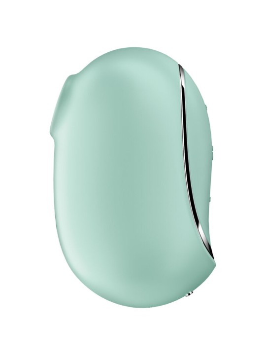 SATISFYER - PRO TO GO 2 DOUBLE AIR PULSE STIMULATOR & VIBRATOR GREEN