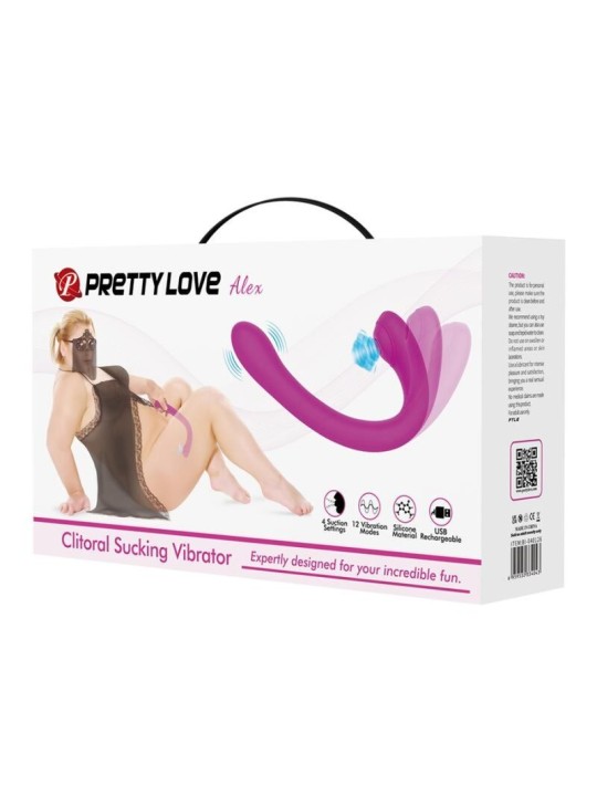PRETTY LOVE - ALEX LILAC VIBRATOR EN CLITORALE ZUIGER