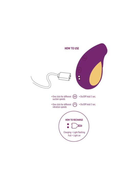 XOCOON - DIVINE LOVE STIMULATOR PURPLE