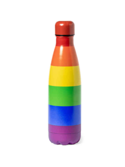 PRIDE - AQUECEDOR DE GUA METLICO COM BANDEIRA LGBT