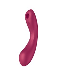 SATISFYER - CURVE TRINITY 1 AIR PULSE VIBRATION RED