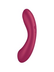 SATISFYER - CURVE TRINITY 1 AIR PULSE VIBRATION ROJO
