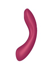 SATISFYER - CURVE TRINITY 1 AIR PULSE VIBRATION RED