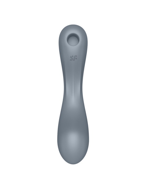 SATISFYER - CURVE TRINITY 1 AIR PULSE VIBRATION GREY