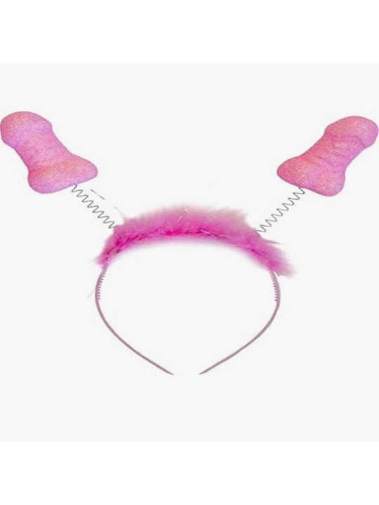 DIABLO PICANTE - 6 UNIDADES ANTENAS PITO ROSA GLITTER