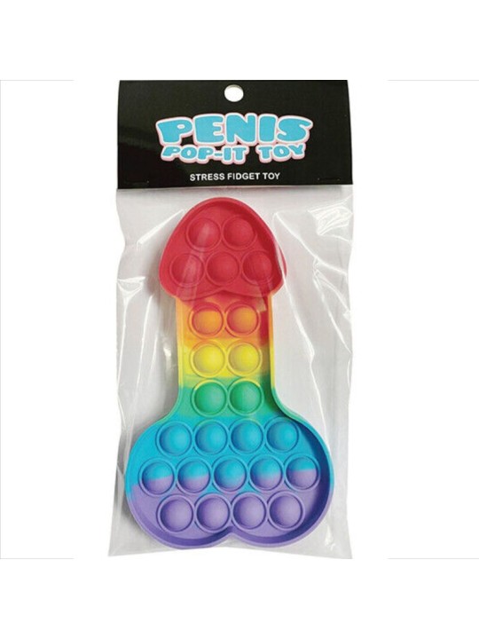 KHEPER GAMES - MEHRFARBIGES POP-IT-PENIS-ANTI-STRESS-SPIELZEUG