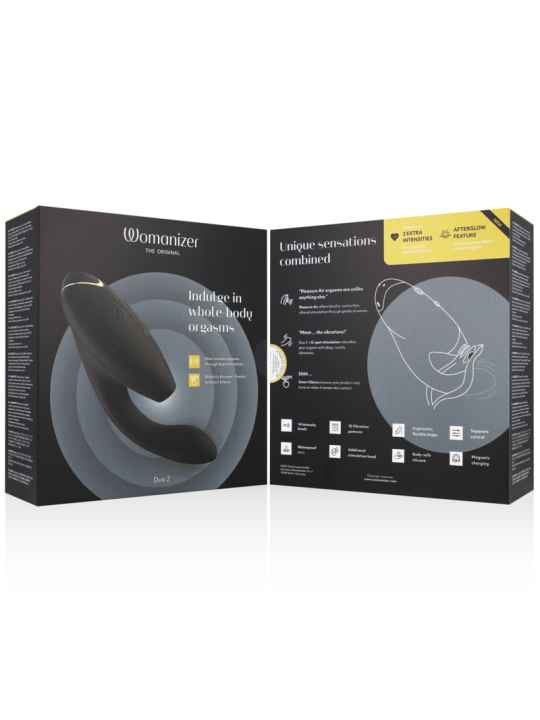 WOMANIZER - STIMULATEUR DUO 2 NOIR