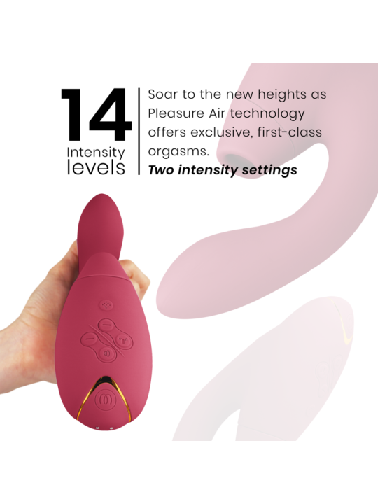 WOMANIZER - DUO 2 STIMULATEUR BORDEAUX