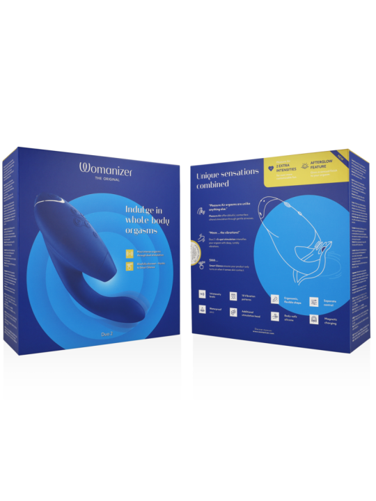 WOMANIZER - DUO 2 STIMULATOR BLUE