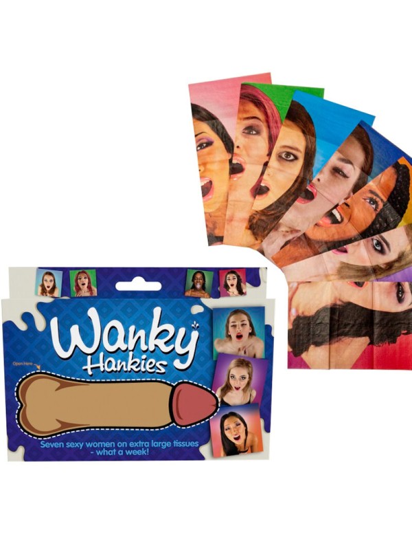 SPENCER & FLEETWOOD - WANKY HANKIES 7 MOUCHOIRS EXTRA LARGES POUR FEMM
