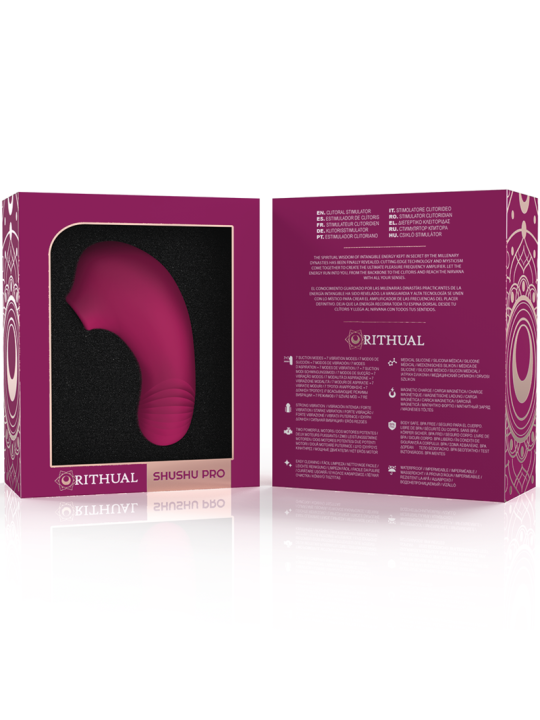 RITHUAL - STIMULATEUR DE CLITORIS DE POCHE SHUSHU PRO 2 PUISSANTS MOTE