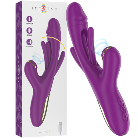 INTENSE - ATENEO WIEDERAUFLADBARER MULTIFUNKTIONSVIBRATOR 7 VIBRATIONE