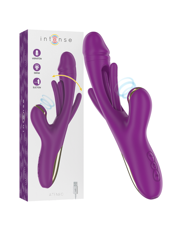 INTENSE - ATENEO WIEDERAUFLADBARER MULTIFUNKTIONSVIBRATOR 7 VIBRATIONE