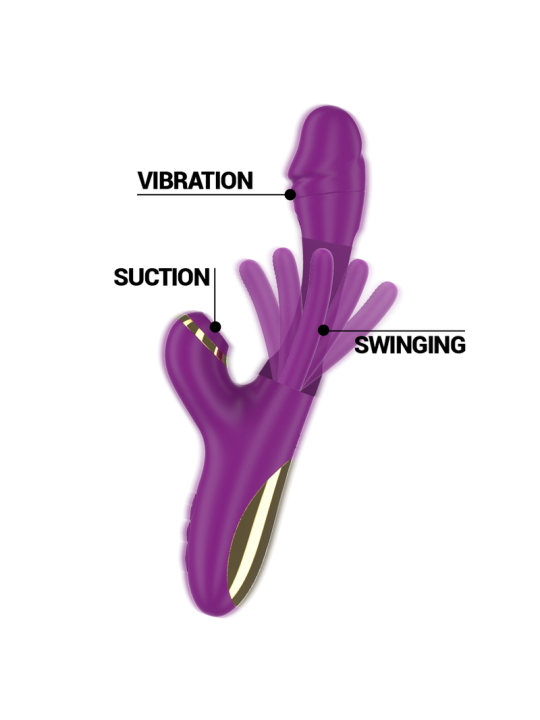 INTENSE - ATENEO WIEDERAUFLADBARER MULTIFUNKTIONSVIBRATOR 7 VIBRATIONE