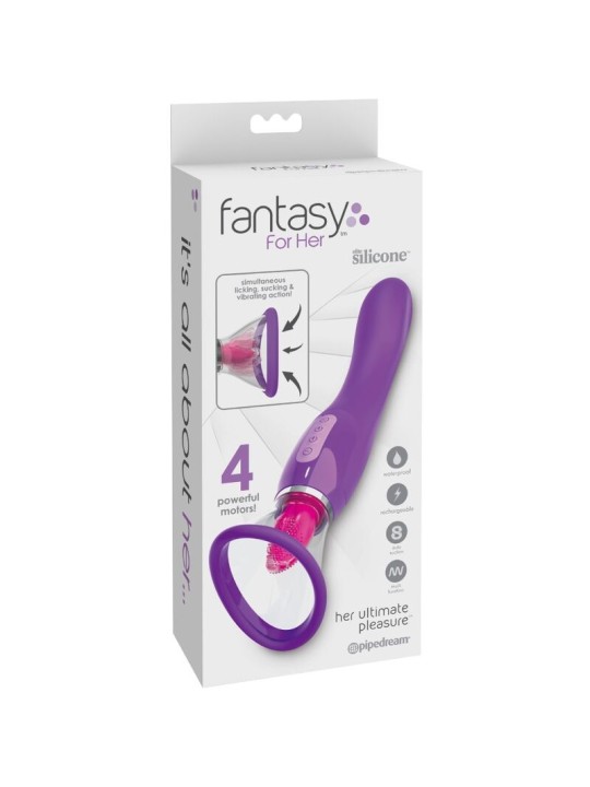FANTASY FOR HER - SUCCIONADOR CLITORIS LENGUA ESTIMULADORA VIOLETA