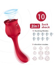 ARMONY - ROSELOVER CLITORIS SUCTION & STIMULATOR RED
