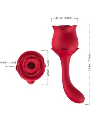 ARMONY - ROSELOVER CLITORIS SUCTION & STIMULATOR RED