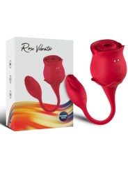 ARMONY - ROSA SUCCIONADOR DE CLÍTORIS & VIBRADOR 10 MODOS ROJO