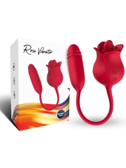 ARMONY - ROSELIP LICKING VIBRATING CLIT & VIBRATOR RED