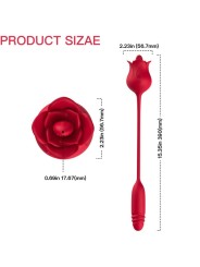 ARMONY - ROSELIP LICKING VIBRATING CLIT & VIBRATOR RED