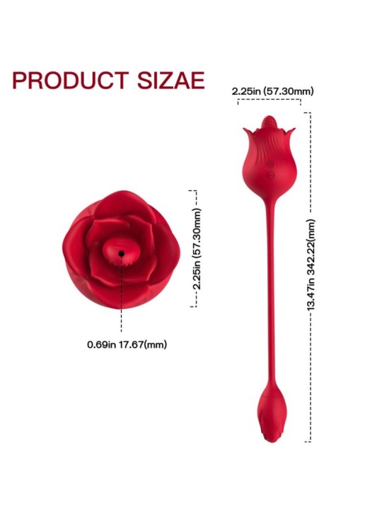 ARMONY - ROSA VIBRATOR MIT COLA ROT
