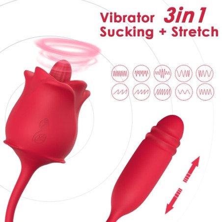 ARMONY - 3-IN-1 ROSA, STIMULATOR, SAUG- UND UP&DOWN-FUNKTION MIT ROTEM